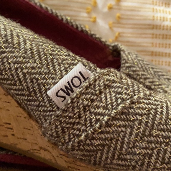 EUC TOMS tweed wedges - Picture 3 of 8